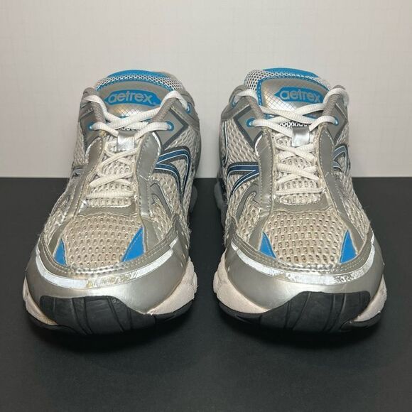 Womens AETREX RX Runner Silver Athletic Sneakers / Size 11 Wide - Picture 3 of 10